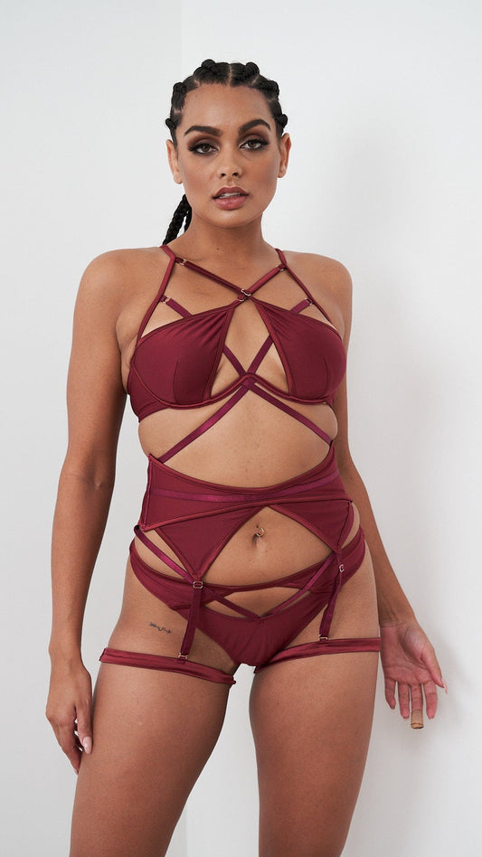 Lauren Suspender - Structured Suspender Recycled Wine