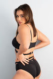 Lilah Bra - Strappy Underwire Bra Black