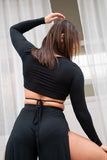 The Dancer Top - 100% Biodegradable Bamboo Cotton BLACK