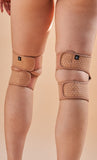 Velcro Sticky Grip Knee Pads Nude